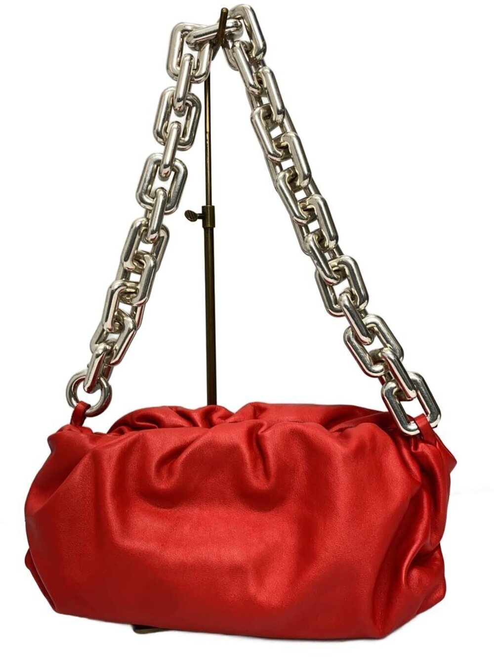 BOTTEGA VENETA Tote Bag Leather RED